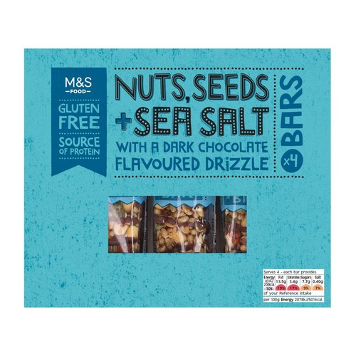 M&S Nuts, Seeds & Sea Salt Bars