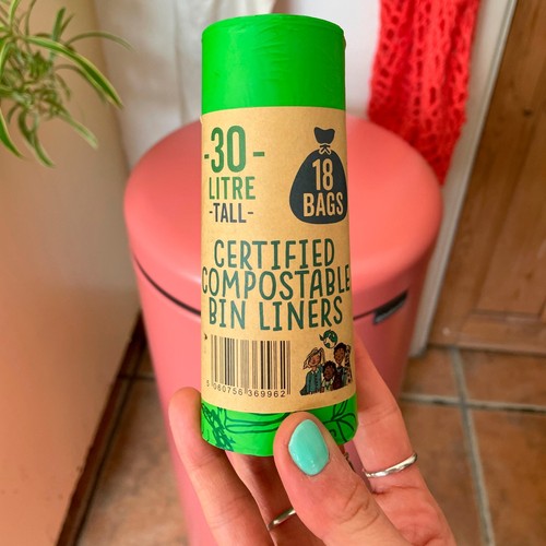 Eco Green Living Certified Compostable 30L Bin Bags