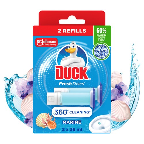 Duck Toilet Fresh Discs Duo Refills Marine