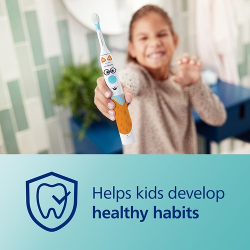 Philips Sonicare for Kids Electric Toothbrush,  Design a Pet Edition, White