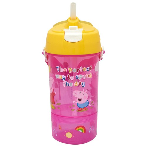 Peppa Pig Perfect Day Sip and Snack Bottle
