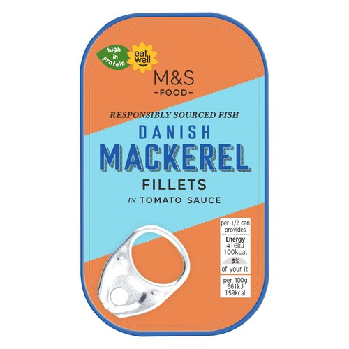 M&S Danish Mackerel Fillets in Tomato Sauce
