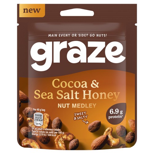 Graze Cocoa Sea Salt Nut Medley