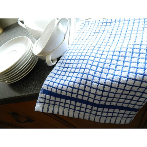 Poli-dri Cotton Tea Towel, Blue 70cm