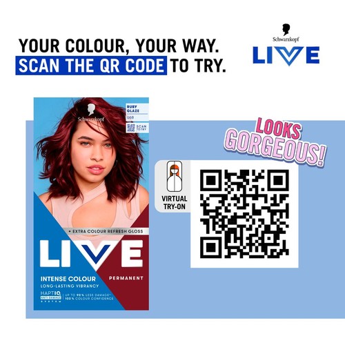 LIVE Intense Colour U68 Ruby Glaze