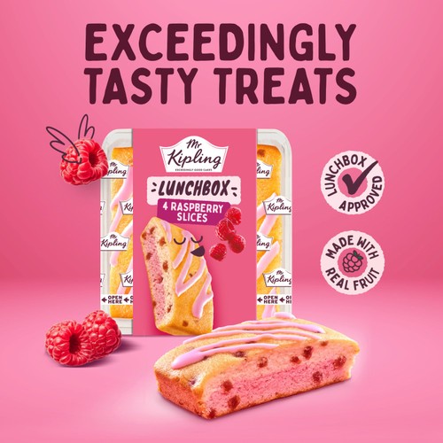 Mr Kipling Raspberry Lunchbox Slices