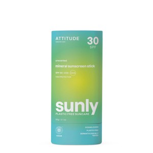 ATTITUDE Sunly - Sunscreen Stick - Unscented - 30 SPF