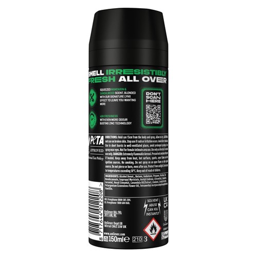 Lynx Africa Deodorant Bodyspray