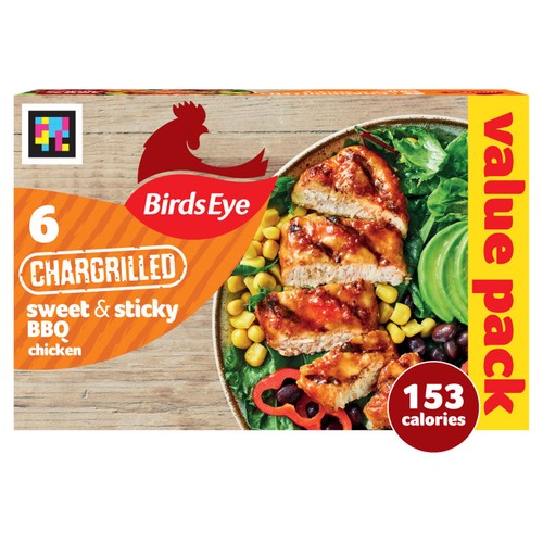 Birds Eye 6 Sweet & Sticky BBQ Chicken Chargrills