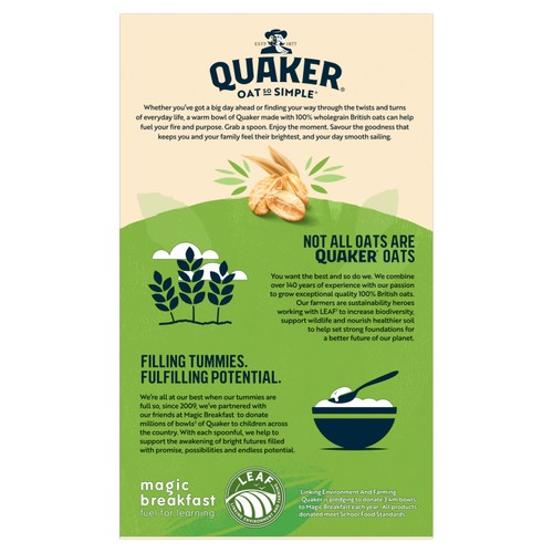 Quaker Oat So Simple Apple & Blueberry Porridge Sachets Cereal
