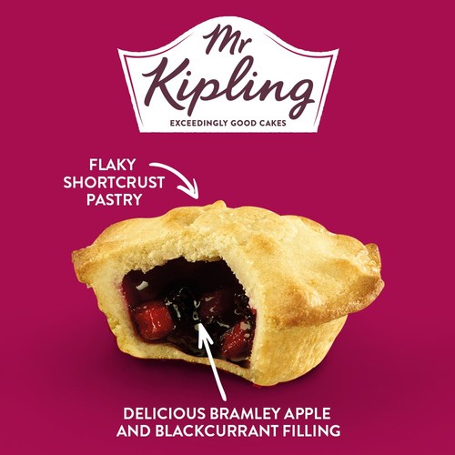Mr Kipling Apple & Blackcurrant Pies 