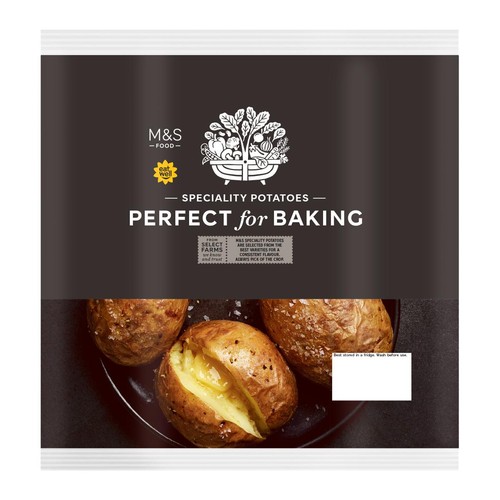 M&S 4 Speciality Baking Potatoes