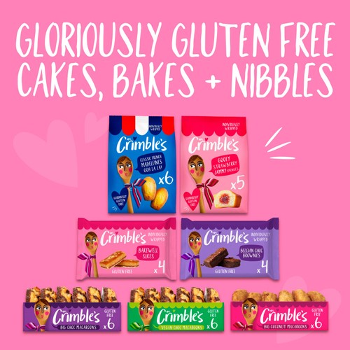 Mrs Crimble's Gluten Free Bakewell Slices
