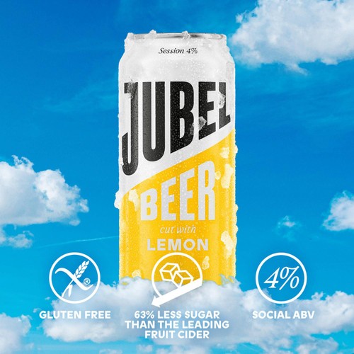 JUBEL Beer cut with Lemon