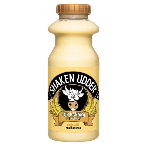 Shaken Udder Top Banana Flavoured Milkshake