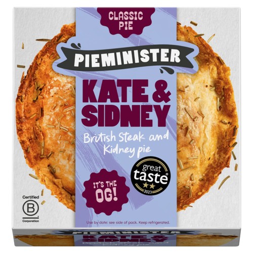 Pieminister Kate & Sidney Pie with British Beef Steak & Kidney
