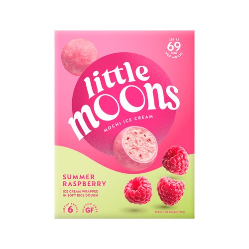 Little Moons Raspberry Mochi Ice Cream