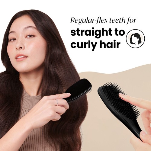 Tangle Teezer The Wet Detangler Hairbrush, Liquorice Black