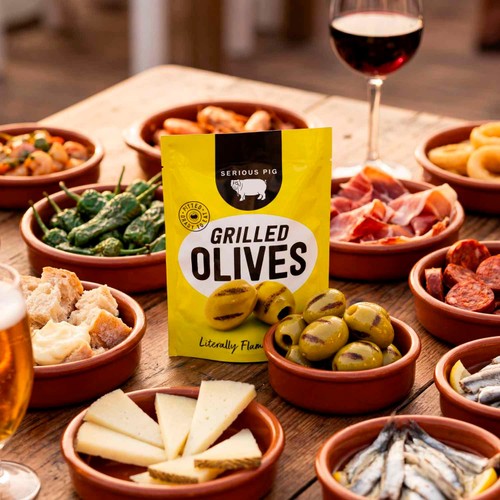 Serious Pig Flame Grilled Olives