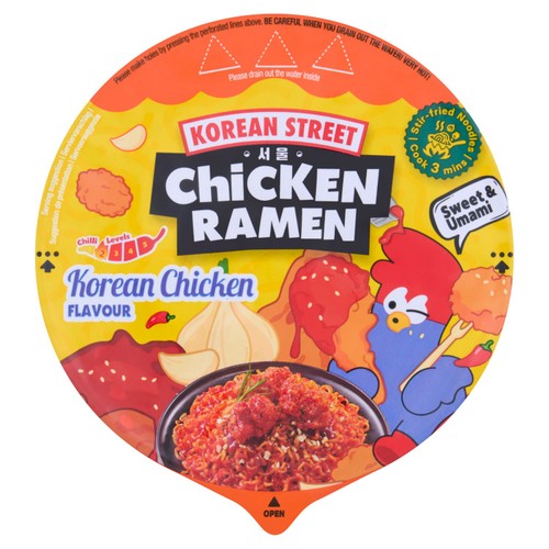 Korean Street Chicken Ramen Korean Chicken Flavour Bowl