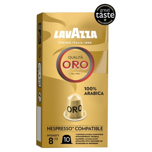 Lavazza Qualita Oro Aluminium Nespresso Compatible Capsules