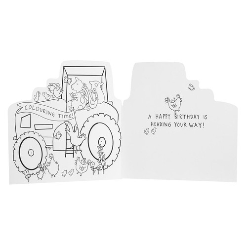 M&S Tractor Birthday Card