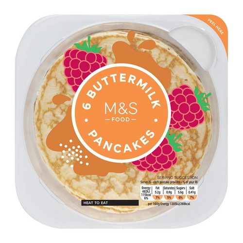 M&S 6 Buttermilk Pancakes