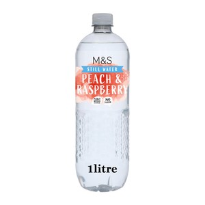 M&S Still Peach & Raspberry Water