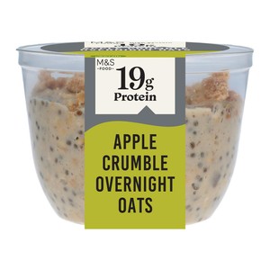 M&S High Protein Strawberry Matcha Overnight Oats
