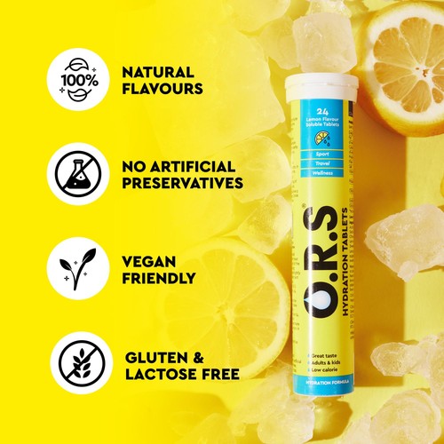 ORS Lemon Hydration Tablets