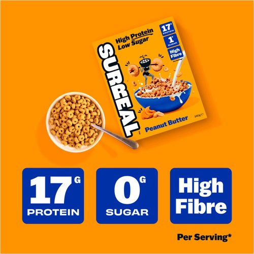 Surreal High Protein Low Sugar Peanut Butter Cereal