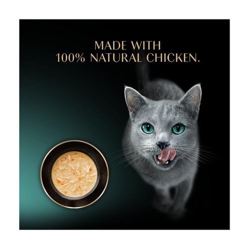 Sheba Classics Soup with Chicken Fillets Adult Wet Cat Food Pouches
