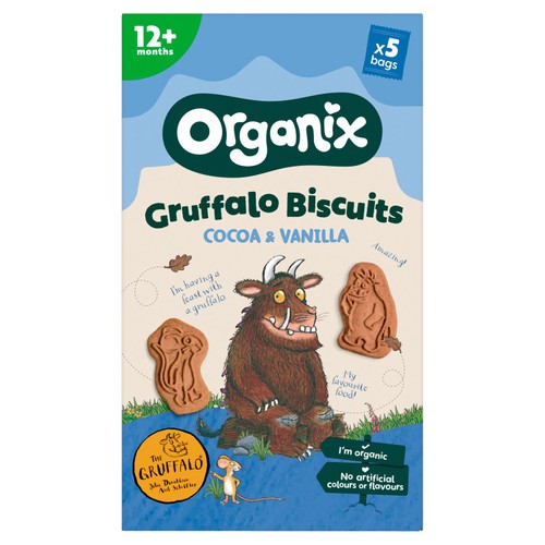 Organix Gruffalo Biscuits Toddler Snack Multipack 12+ Months