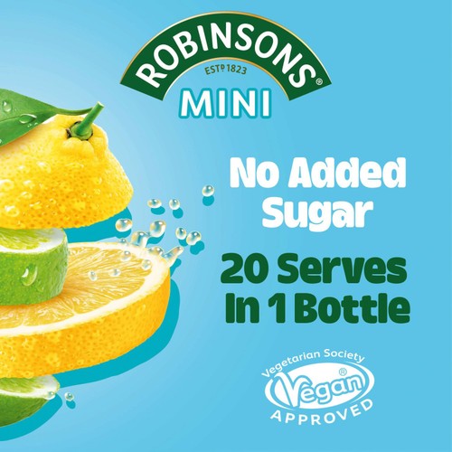 Robinsons Mini Lemon & Lime No Added Sugar