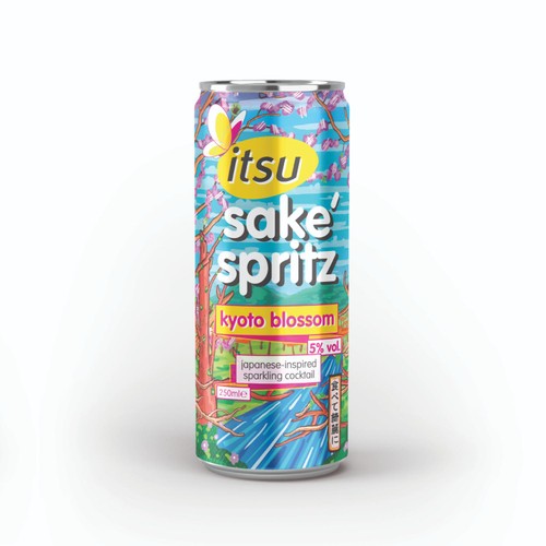 itsu Kyoto Blossom Sake Spritz