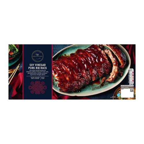 M&S Collection Soy Vinegar Pork Rib Rack