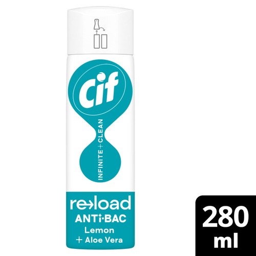 Cif Infinite Clean Anti-Bac All in One Cleaner Reload Lemon & Aloe Vera
