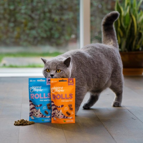 Edgard & Cooper Natural Cat Treat Soft Rolls with Salmon and Chicken