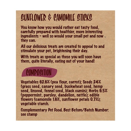 Naturals Sunflower & Chamomile Sticks