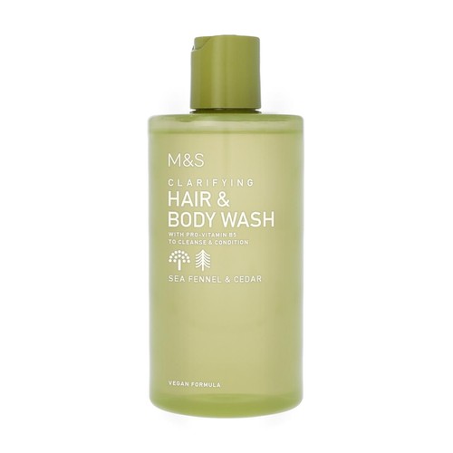 M&S Clarifying Hair & Body Wash Sea Fennel & Cedar