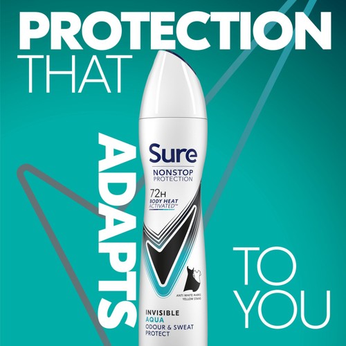 Sure Women 72hr Nonstop Protection Invisible Aqua Antiperspirant Deodorant