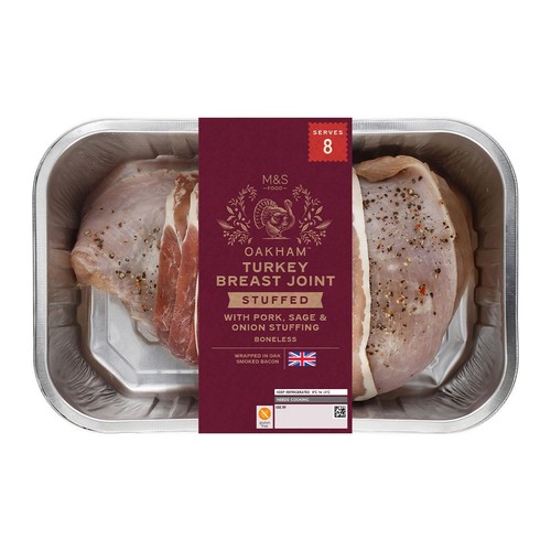 M&S Collection British Oakham Stuffed Turkey Breast Joint