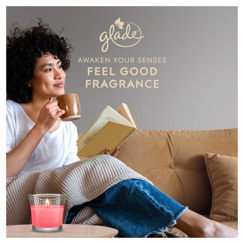 Glade Small Scented Candle, Bubbly Berry Splash