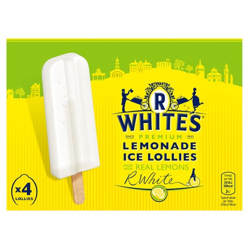 R Whites Lemonade Lollies