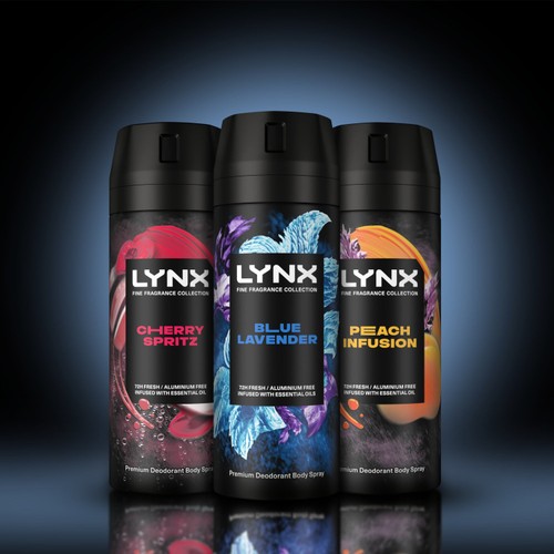 Lynx Fine Fragrance Collection Premium Deodorant Bodyspray Blue Lavender