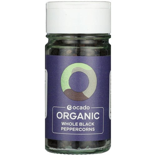 Ocado Organic Whole Black Pepper Corns