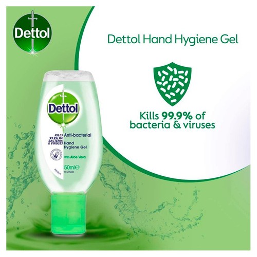 Dettol Antibacterial Hand Sanitiser Aloe Vera Gel