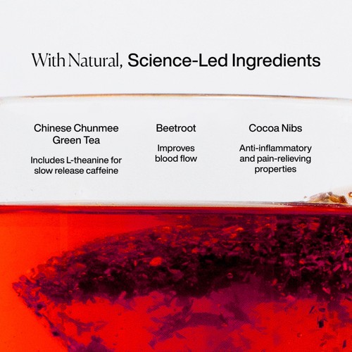 MISSION Energise Green Tea Bags with Cocoa Nibs + Ginger