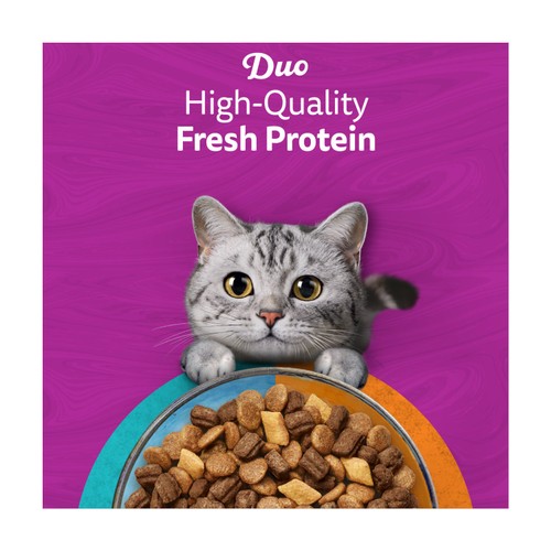 Whiskas 1+ Adult Complete Dry Cat Food Duo Surf & Turf 800g