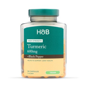 Holland & Barrett High Strength Turmeric 600mg with Black Pepper